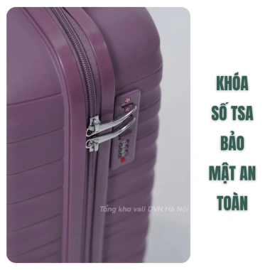 Vali du lịch chịu lực, chống xước, chống nước, khóa số, kéo cao cấp - Hottrend 588k 3