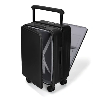 Vali du lịch chống va đập size 20, kéo cao cấp, ngăn laptop, nhựa PC Đức siêu bền