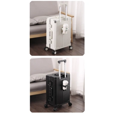 Vali du lịch DEHOME 23-16 size 20, doanh nhân kèm khay cốc và ngăn laptop - Giá ưu đãi 2.249.000₫