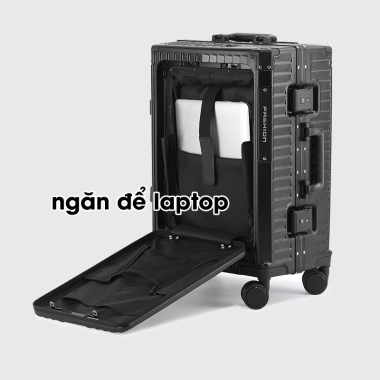 Vali du lịch DEHOME 23-16 size 20, doanh nhân kèm khay cốc và ngăn laptop - Giá ưu đãi 2.249.000₫