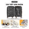 VaLi du lịch JOYWAY 20/24/28 - Chống va đập, khóa TSA, bánh xe 360°, chuẩn cabin, 849.000₫ 5