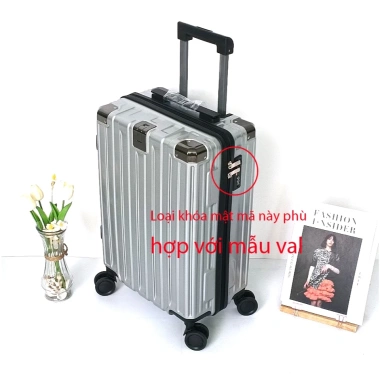 Vali du lịch khóa số âm chìm - bảo mật cao, giảm giá 39.000 VND