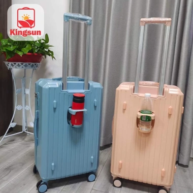 Vali du lịch Kingsun cao cấp Hộp Bọc Góc P37 Nhựa Dẻo, Khoá Kéo, Size 20/24, Bảo hành 5 năm - Giá ưu đãi 479.409 VND 8
