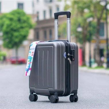 Vali Du Lịch Nhựa ABS Nhẹ 20 inch Cabin – Kéo, Khay Cốc, 4 Bánh Xe 360, Giá 535k 2