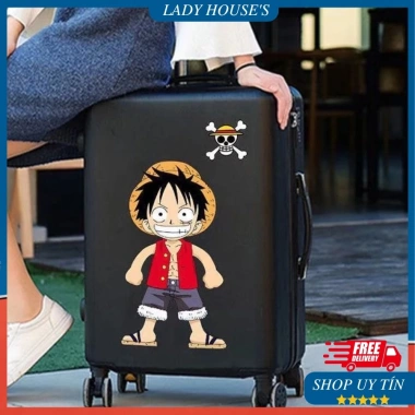 Vali Du Lịch One Piece UV In Không Bong Tróc PC+ABS Khóa Số Bảo Mật Giá Ưu Đãi 485k