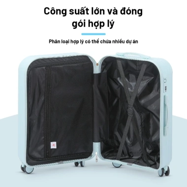 Vali Du Lịch TIYFIY 803 Cao Cấp 20/24/28 nhựa ABS+PC, khóa kéo an toàn, chống bể vỡ, bảo hành 5 năm - Giá 519.000 VND