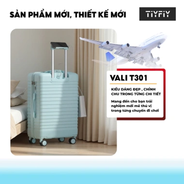 Vali Du Lịch TIYFIY 803 Cao Cấp 20/24/28 nhựa ABS+PC, khóa kéo an toàn, chống bể vỡ, bảo hành 5 năm - Giá 519.000 VND