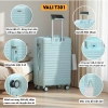 Vali Du Lịch TIYFIY 803 Cao Cấp 20/24/28 nhựa ABS+PC, khóa kéo an toàn, chống bể vỡ, bảo hành 5 năm - Giá 519.000 VND 6