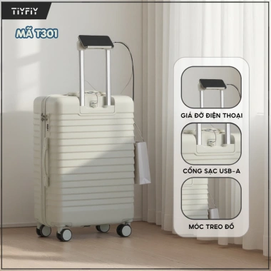 Vali Du Lịch TIYFIY 803 Cao Cấp 20/24/28 nhựa ABS+PC, khóa kéo an toàn, chống bể vỡ, bảo hành 5 năm - Giá 519.000 VND 8 Vali Du Lịch TIYFIY 803 Cao Cấp 20/24/28 nhựa ABS+PC, khóa kéo an toàn, chống bể vỡ, bảo hành 5 năm - Giá 519.000 VND 8
