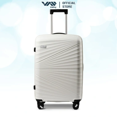 Vali Du Lịch VALINY VNY03 2 20‑24 inch Nhựa PP Dẻo Dai Trắng – Bảo Hành Trọn Đời 2