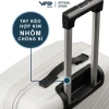 Vali Du Lịch VALINY VNY03 2 20‑24 inch Nhựa PP Dẻo Dai Trắng – Bảo Hành Trọn Đời 5