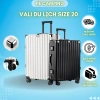 Vali kéo du lịch 20 inch xoay 360°, chống va đập, bảo hành 5 năm - PEHOUSE