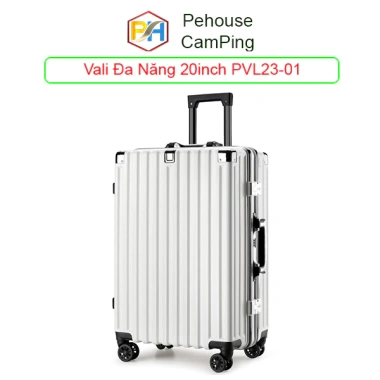 Vali kéo du lịch 20 inch xoay 360°, chống va đập, bảo hành 5 năm - PEHOUSE