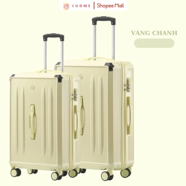 Vali Kéo Du Lịch Cao Cấp LUGME LME 02 20-26, Bọc Góc Chống Va Đập, Bảo Hành 5 Năm