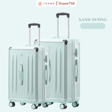 Vali Kéo Du Lịch LUGME LME 02 Size 26 Bọc Góc Chống Va Đập Bảo Hành 5 Năm 718k