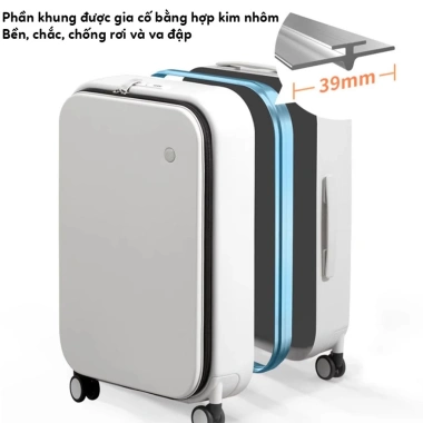 Vali kéo du lịch MIXI size 20, khóa hải quan TSA, chống va đập, giá giảm 25% - 2.499.000₫ 8