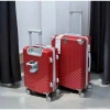 Vali kéo du lịch nhựa dẻo, ốp góc inox, móc treo, khay nước, tặng túi giày 5