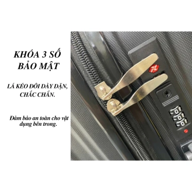 Vali kéo du lịch UV in hình, nhựa PC+ABS không bong tróc, khóa số bảo mật - 485.000₫ 7