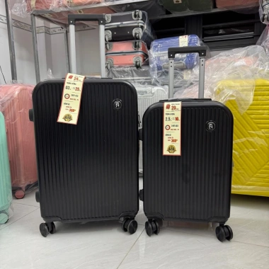 Vali Kéo Du Lịch Xám Bạc Góc Tròn 20/24 Siêu Nhẹ Chống Bể Kiểu Dáng Năng Động - Giá Tận Xưởng 297.000đ 10