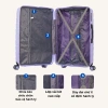 Vali Kéo LUG Lusetti MP027 Nhựa PP Giảm Sâu Size 20-24 Chống Bể Vỡ Khóa Số Âm Bảo Mật 6