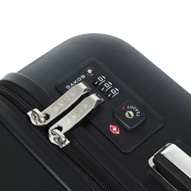 Vali Kéo Nhựa Du Lịch SAKOS Sapphire Z22 Size S - Khóa TSA, Dây Kéo, PC, Xách Tay Cabin