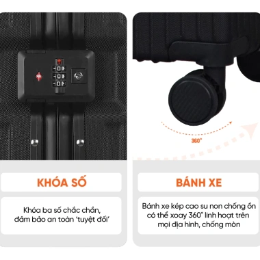 Vali Kéo Size 20/24/28 Khung Nhôm Nhựa PC Khóa TSA Chống Rạch Vân Nhám 712.080₫ 5 Vali Kéo Size 20/24/28 Khung Nhôm Nhựa PC Khóa TSA Chống Rạch Vân Nhám 712.080₫ 5