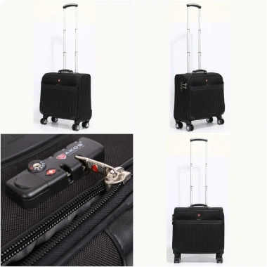 Vali Kéo Vải SAKO ATLAS 18inch Khóa TSA Chống Thấm Trượt Nước - 3.3 Triệu