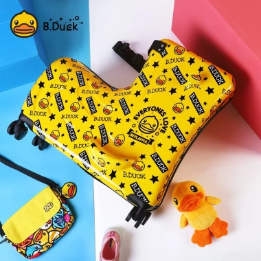 Vali kéo Vịt B.Duck chính hãng cho bé trai, bé gái - Size 20-24 inch, giảm giá