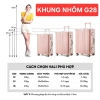 VALI KHUNG NHÔM AIRWAY 20/24/28 - Ngăn Kín 2 Mặt, Chống Bể, Chống Trộm, 989.000₫ 8