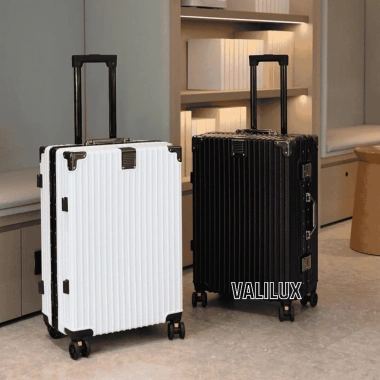Vali Khung Nhôm Khóa Sập 20-24, chống vỡ xước, kéo ABS bọc góc cao cấp, đàn hồi bền đẹp 488.000đ