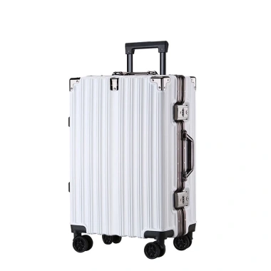 VALI KHUNG NHÔM KHOÁ SẬP SIZE 28 - Ngăn kéo + dây đai, khay cốc, ngăn chống nước - Giá ưu đãi 950k 10