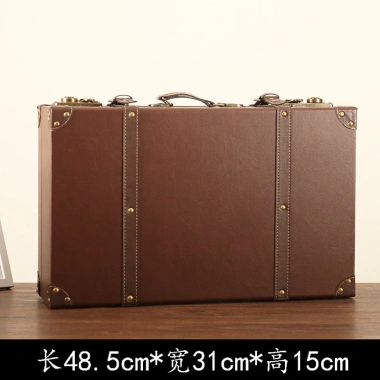 Vali Retro Bảo Quản Hộp Gỗ - Đựng Quần Áo Du Lịch, Chụp Ảnh Giá 685.843 VND 7