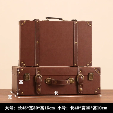 Vali Retro Bảo Quản Hộp Gỗ - Đựng Quần Áo Du Lịch, Chụp Ảnh Giá 685.843 VND 8