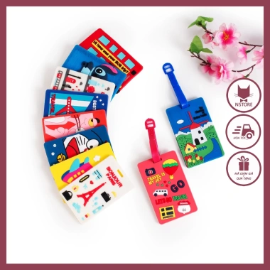 Vali Tag Thẻ Tên Du Lịch Dễ Thương - Treo Hành Lý, Giá 19.000 VND Giảm Giá