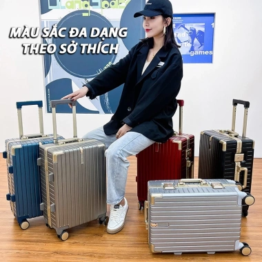 Vali thanh lý giá rẻ size 20/24/28, khung nhôm khóa sập, vỏ ABS cao cấp, nhẹ - chỉ 1,000,000₫ 6