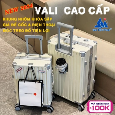 Vali thanh lý giá rẻ size 20/24/28, khung nhôm khóa sập, vỏ ABS cao cấp, nhẹ - chỉ 1,000,000₫ 10