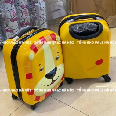 Vali Trẻ Em Nhựa PP Size 18 Chống Bể Vỡ, Siêu Bền, Nhiều Mẫu Hoạt Hình Cao Cấp Cho Bé Trai & Bé Gái