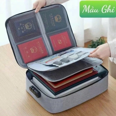 Vali Túi Đựng Hồ Sơ Office Bag Khóa Kéo Vải Cao Cấp Siêu Bền, Gọn Nhẹ, Giá 95.000₫ 5
