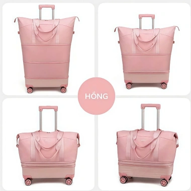 Vali vải gấp gọn DUFANXI 3 tầng bánh xe kéo, chống thấm nước, giảm giá 600k 10