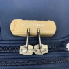 Vali Vải LEAVES 9.068 KING 20 Navy Vàng Đồng, Khóa Số An Toàn, Bánh Xe Kép 360 độ 6