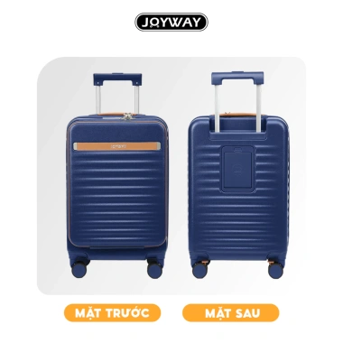 Vali Xách Tay JOYWAY Mở Mặt Trước Cao Cấp - Khóa TSA, Dây Kéo YKK, Bánh Xe 360°, Móc Treo - Giá chỉ 1.099.000₫