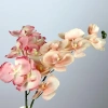 VANTAS Hoa nhân tạo Lan Phalaenopsis 70cm - Vải lụa, dây sắt, bó hoa nội thất 3