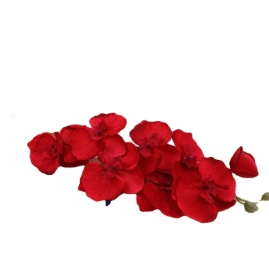 VANTAS Hoa nhân tạo Lan Phalaenopsis 70cm - Vải lụa, dây sắt, bó hoa nội thất 4 VANTAS Hoa nhân tạo Lan Phalaenopsis 70cm - Vải lụa, dây sắt, bó hoa nội thất 4