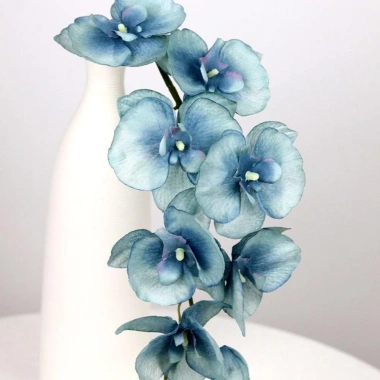 VANTAS Hoa nhân tạo Lan Phalaenopsis 70cm - Vải lụa, dây sắt, bó hoa nội thất