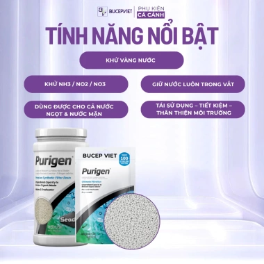 Vật liệu lọc Seachem Purigen 100ml - Khử độc, khử màu vàng bể cá, giá 230.000₫ 2