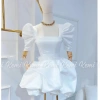 Váy đầm nữ cổ vuông xòe bồng sang chảnh Nhung Kemi - Đi chơi, tiệc xinh 175k 7