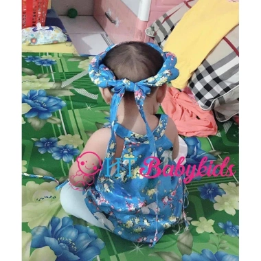 Váy Gấm Tết Bé Gái Hoa Anh Đào - Hàng Loại 1, Hai Lớp Vải, Sale Giờ Vàng 50k 3