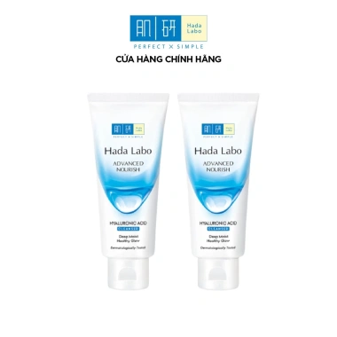 VB Combo 2 Sữa rửa mặt ẩm mịn Hada Labo Nourish Cleanser 80g - Giá 144.000₫