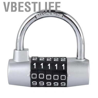 VBESTLIFE Khóa mã 5 chữ số: Ổ khóa kết hợp cửa vali chữ U, bảo mật cao, giá 149.600₫