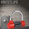 VBESTLIFE Khóa mã 5 chữ số: Ổ khóa kết hợp cửa vali chữ U, bảo mật cao, giá 149.600₫ 6